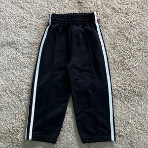 Garanimals Black Kids Track Pants with White Stripes